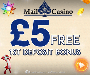 Mail Casino | Slots Games online free | Amazing £/€/$5 Free