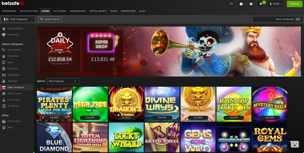 Play Online Slots At Betsafe Casino